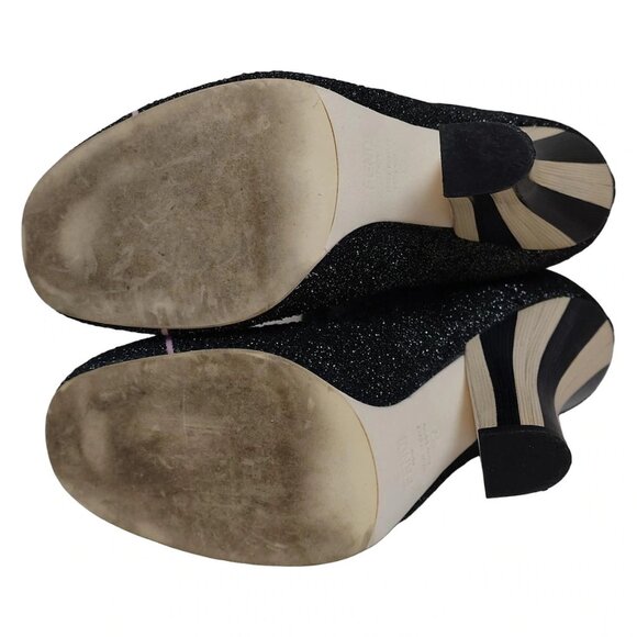 Fendi Glitter Sock Boots Heels, 37 / 6.5 - Picture 4 of 6